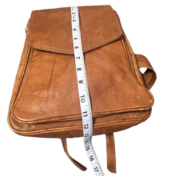 Paul‎ & Taylor Genuine Brown Leather Small Backpack main image 8